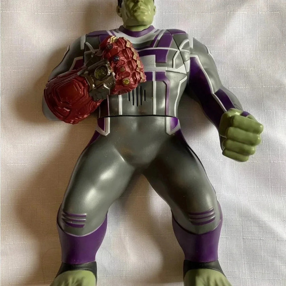 Marvel Avenger Endgame Power Punch Talking Hulk Jumbo Action Figure 2019 Hasbro - Picture 3 of 3